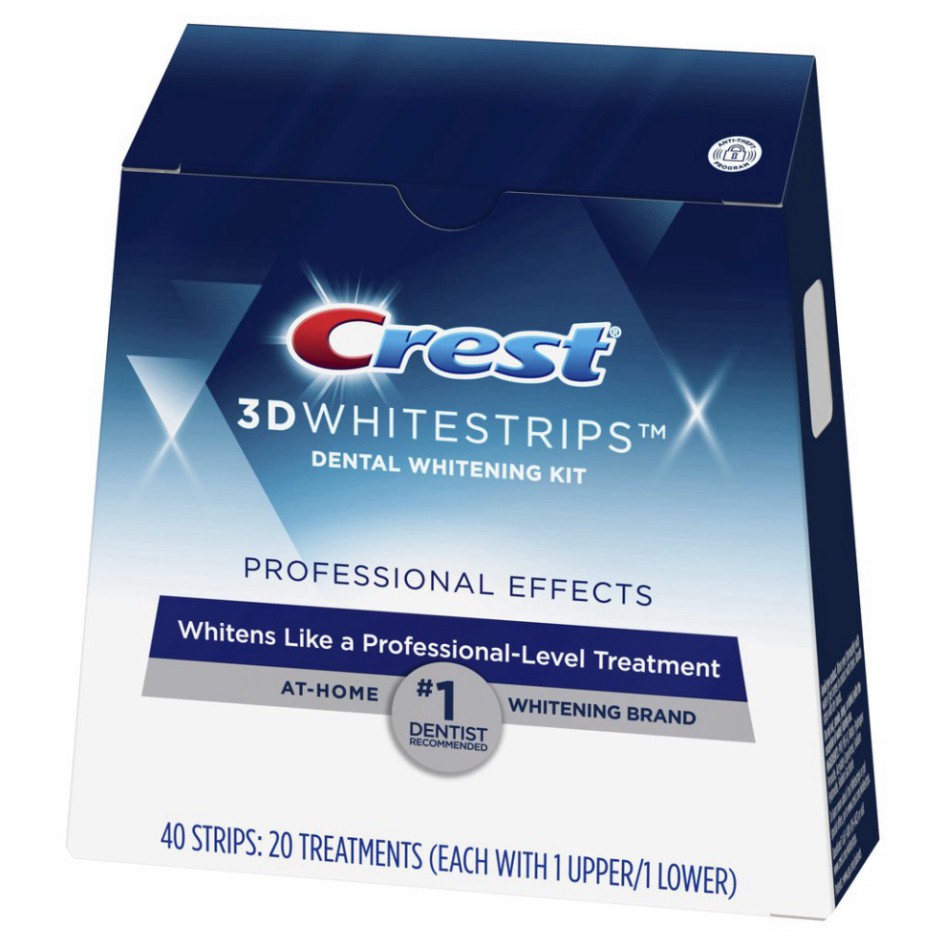 Miếng Dán Trắng Răng Crest 3D White Dòng Professional Effects V91