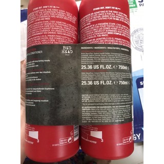 [Auth] cặp dầu gội xả Tigi Bed Head 750ml