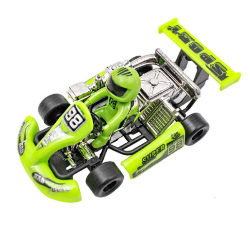 Đồ chơi trẻ em xe đua F1 mini kéo lùi chạy cót nhiều màu chó bé E741