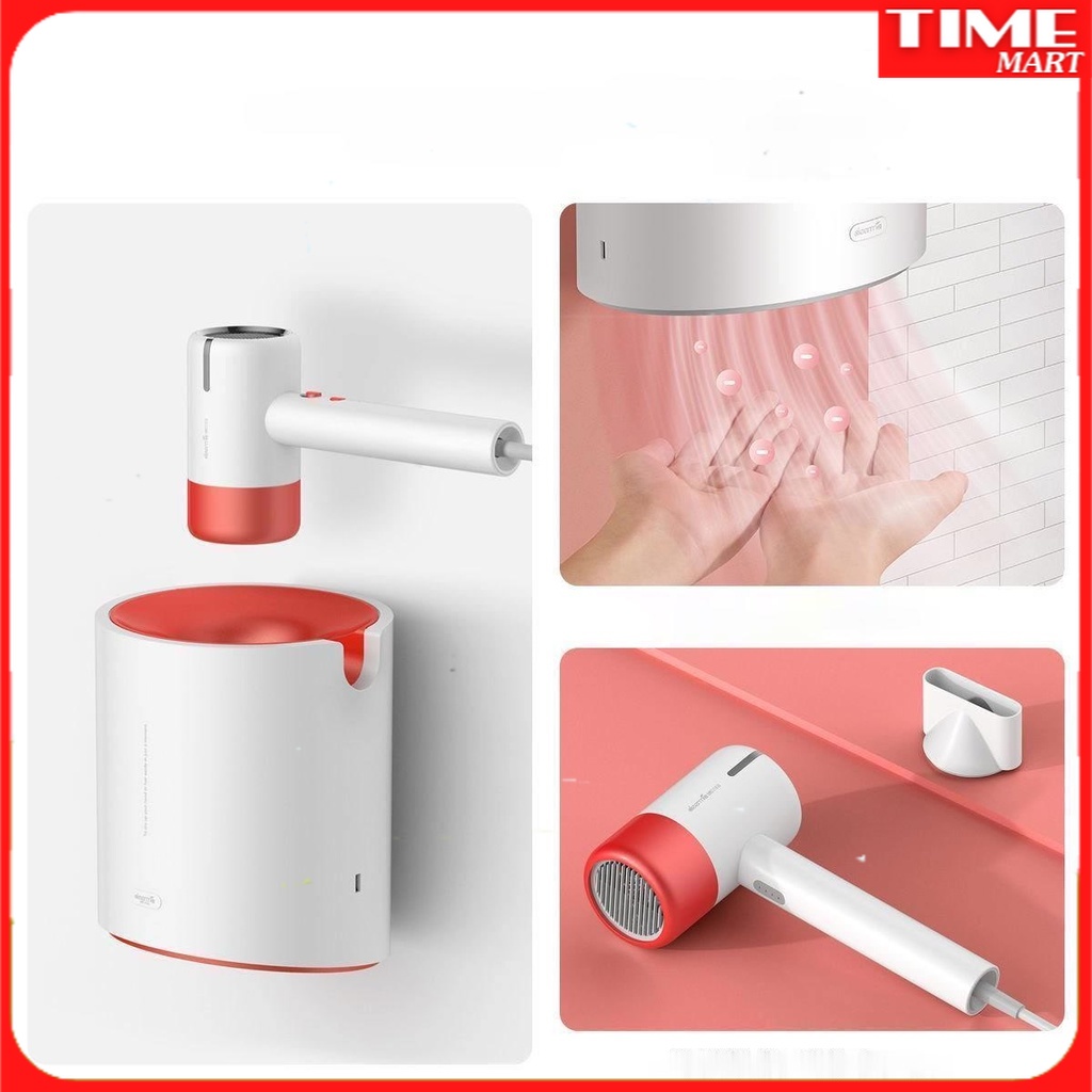 Máy Sấy Tay Đa Năng Delmar phòng tắm và sấy tóc  Ion Âm công dụng kép [TIME_MART siêu thị tiện ích gia đình]