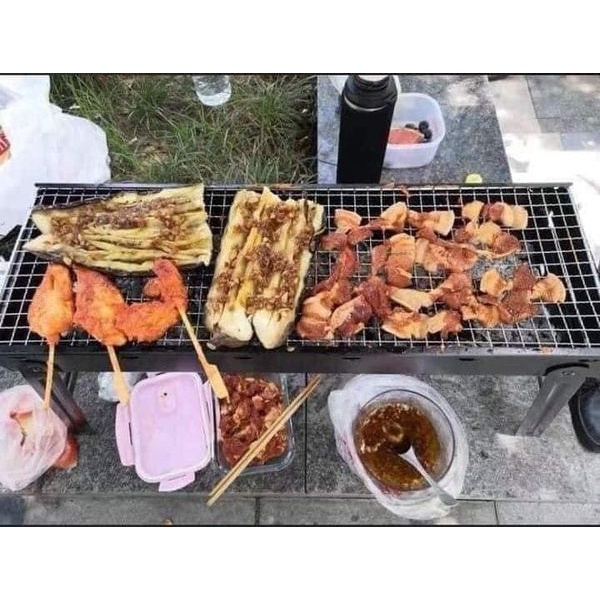 Lò Bếp Nướng Than Hoa BBQ Ngoài Trời, Dã Ngoại