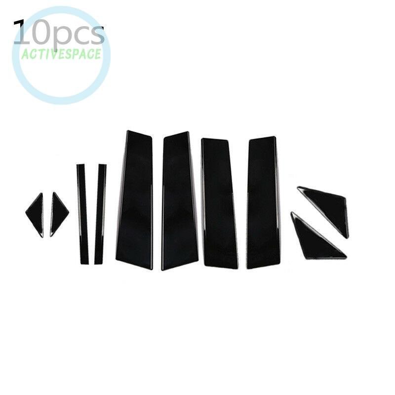 Bộ 10 miếng decal trang trí trục cửa sổ ngoài chống nước cho Mazda 3 Axela 2014-2017