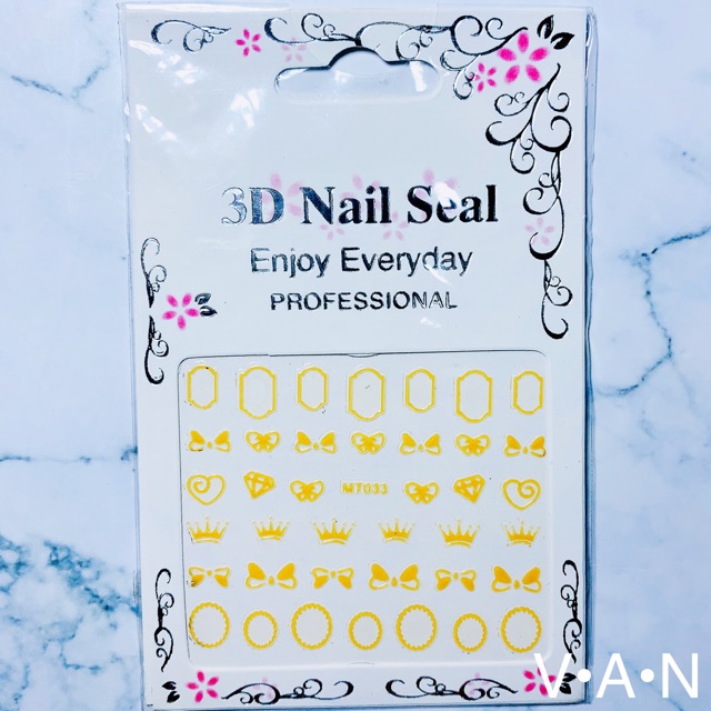 Sticker dán móng tay nhiều mẫu