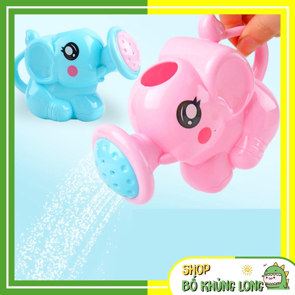 Đồ Chơi Phòng Tắm Vui Nhộn Thiết Kế Dạng Bình Tưới Nước Hình Chú Voi Cho bé - BỐ KHỦNG LONG