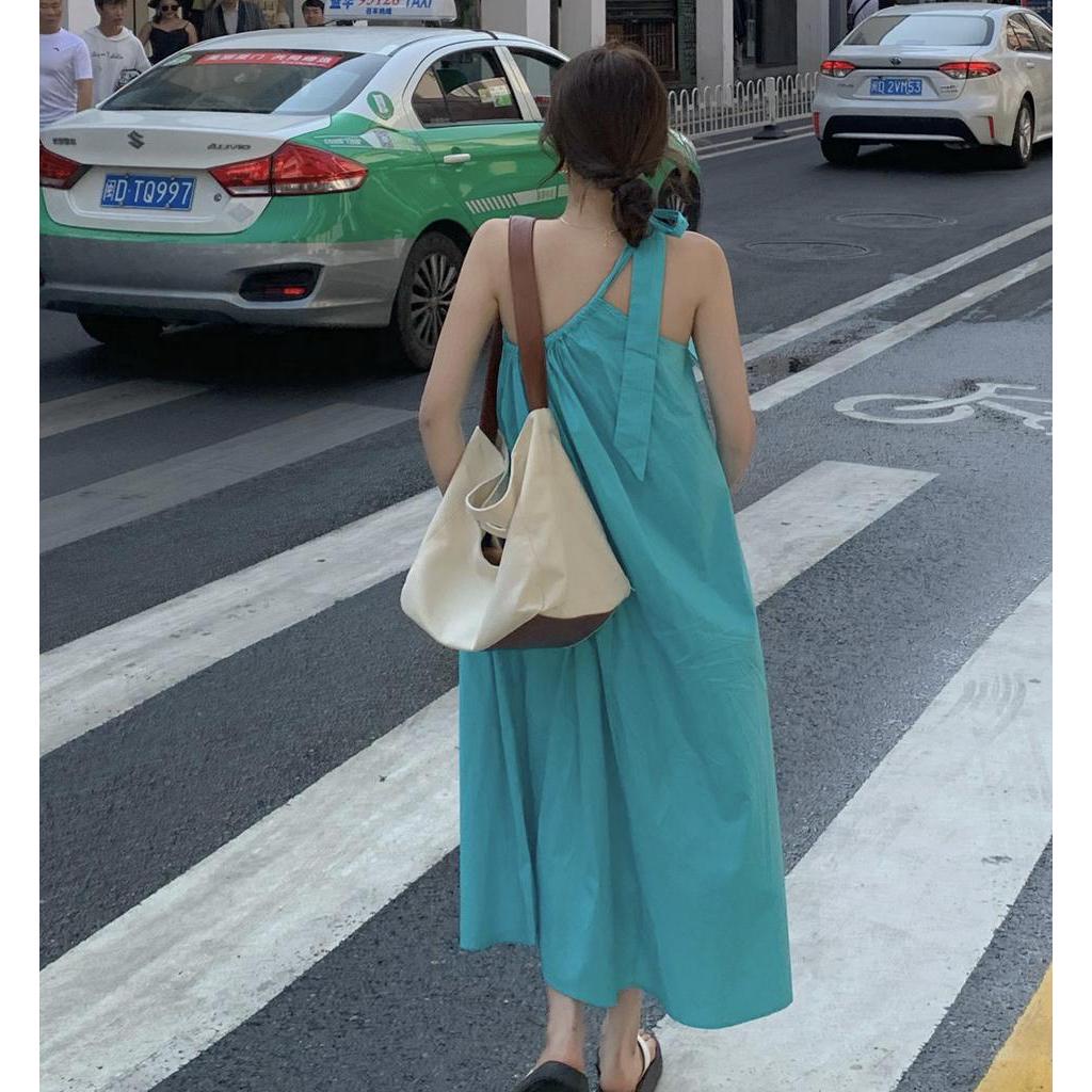 Đầm Dây Hở Vai Thời Trang Quyến Rũ Cho Nữ Váy