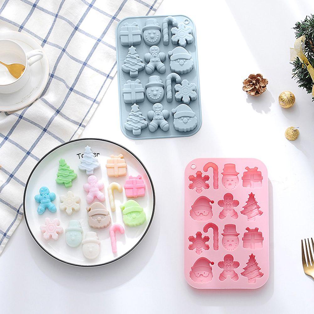 Khuôn Silicone Làm Bánh / Sô Cô La Chủ Đề Giáng Sinh