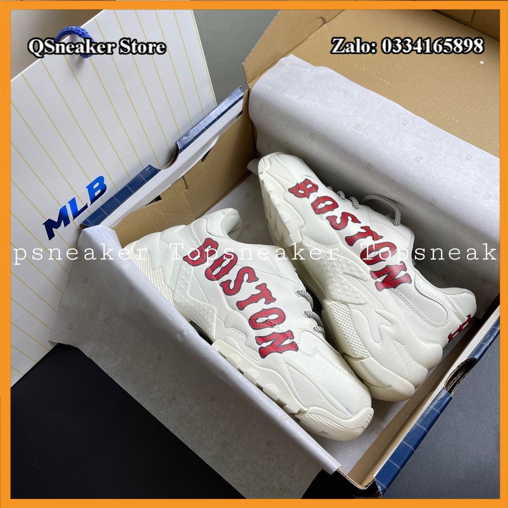✔️ Giày M.L.B Boston In 3d Full Box Túi Xách Tăng Chiều Cao 5cm ✔️