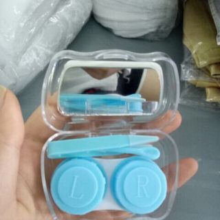 Khay gương đựng lens mắt (gồm khay đựng+ gương)