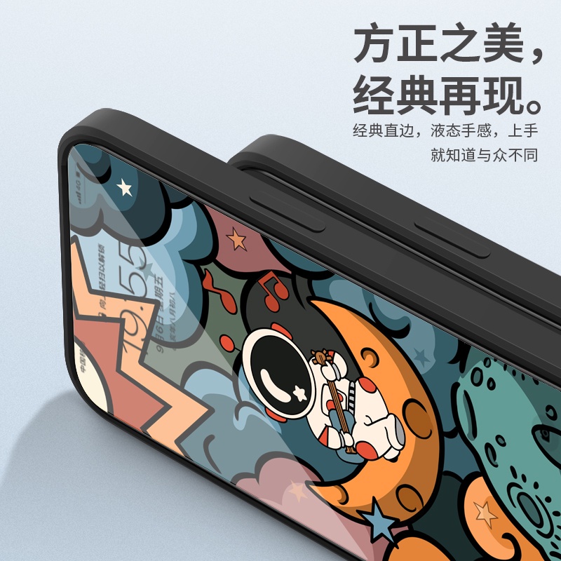 Ốp điện thoại phi hành gia thích hợp cho IPHONE 13 12 11 PRO MAX X/ XSMAX XR 7/8/ SE2020 7PLUS/ 8PLUS 6 6S 6SPLUS 6PLUS