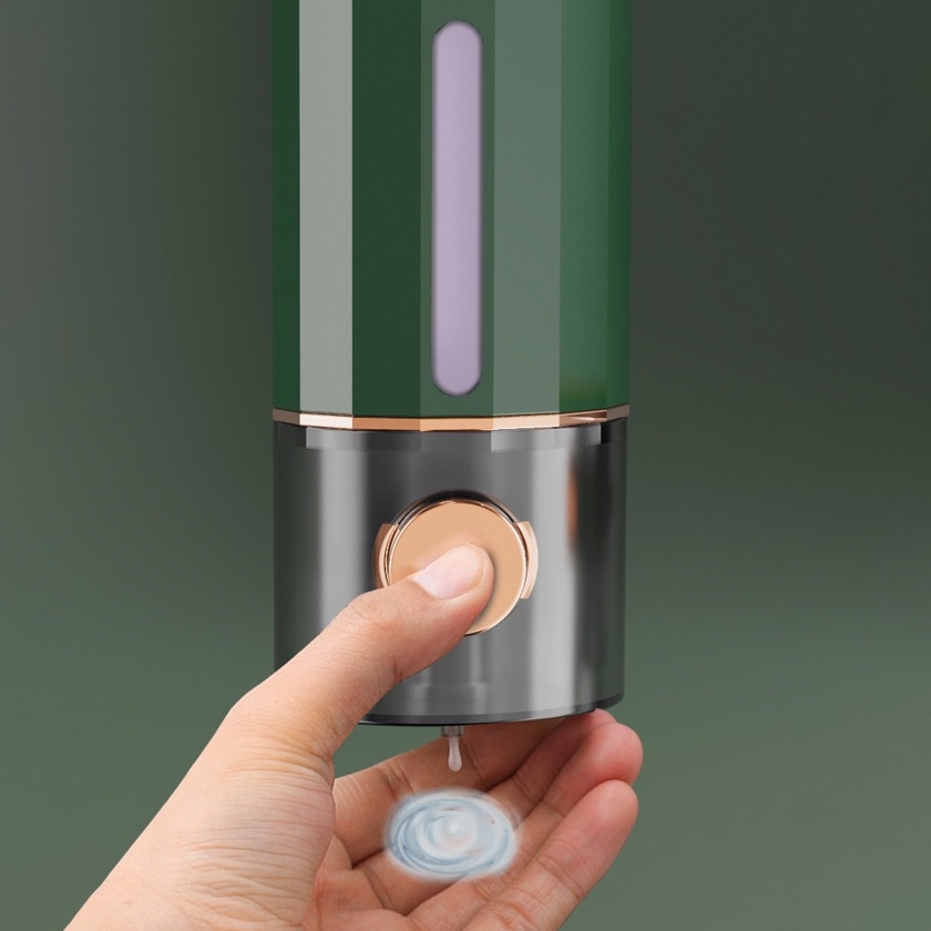 Hộp Đựng Nước Rửa Tay, Dầu Gội Đầu - Bình Đựng Sữa Tắm Đa Năng Gắn Tường Cho Phòng Tắm Nhà Vệ Sinh