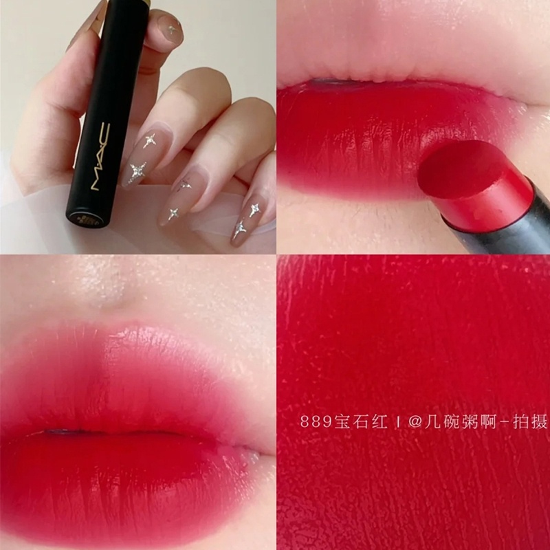 Son Môi MAC new Mềm Mại Màu Đen Chất Lượng Cao