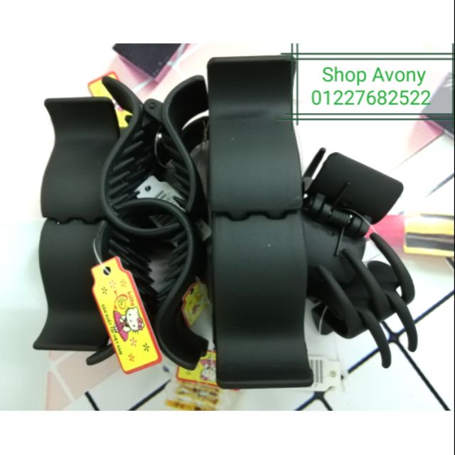 [SỈ] 12 kẹp càng cua 5 răng màu đen không gãy ( hàng VN)