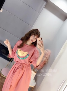 Váy suông hoa quả