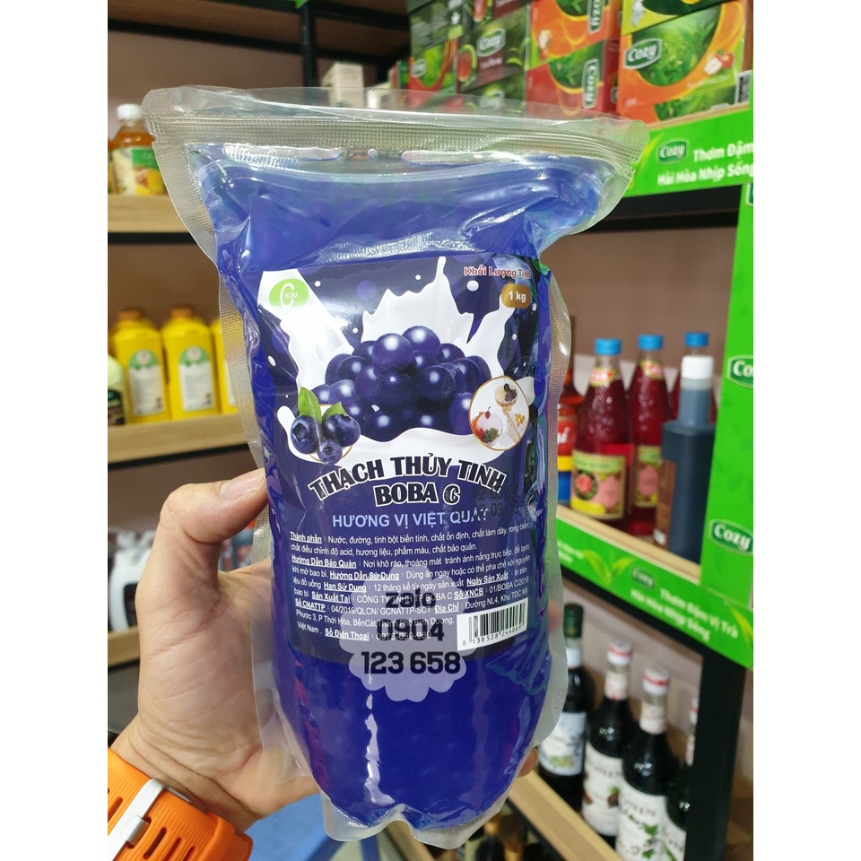 Thạch Nổ Popping Thạch Thủy Tinh các hương gói 1kg