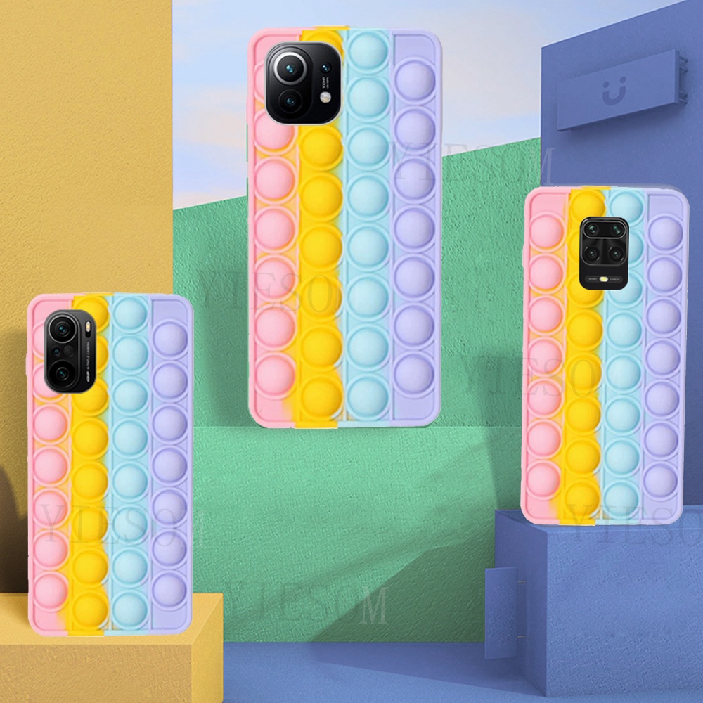 Ốp Điện Thoại Silicon Cho Xiaomi Redmi Note 10 9s 9 Pro Redmi 9t Note 7 8 Pro Redmi K20 K30 K40 Pro Poco F3 Mi 11 Pop