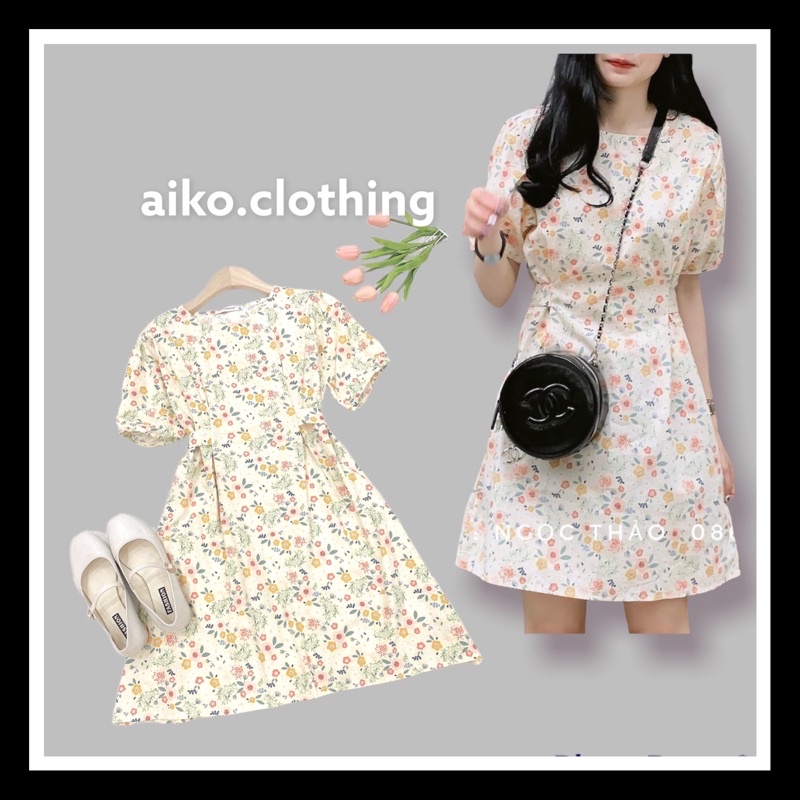 Đầm hoa nhí vintage