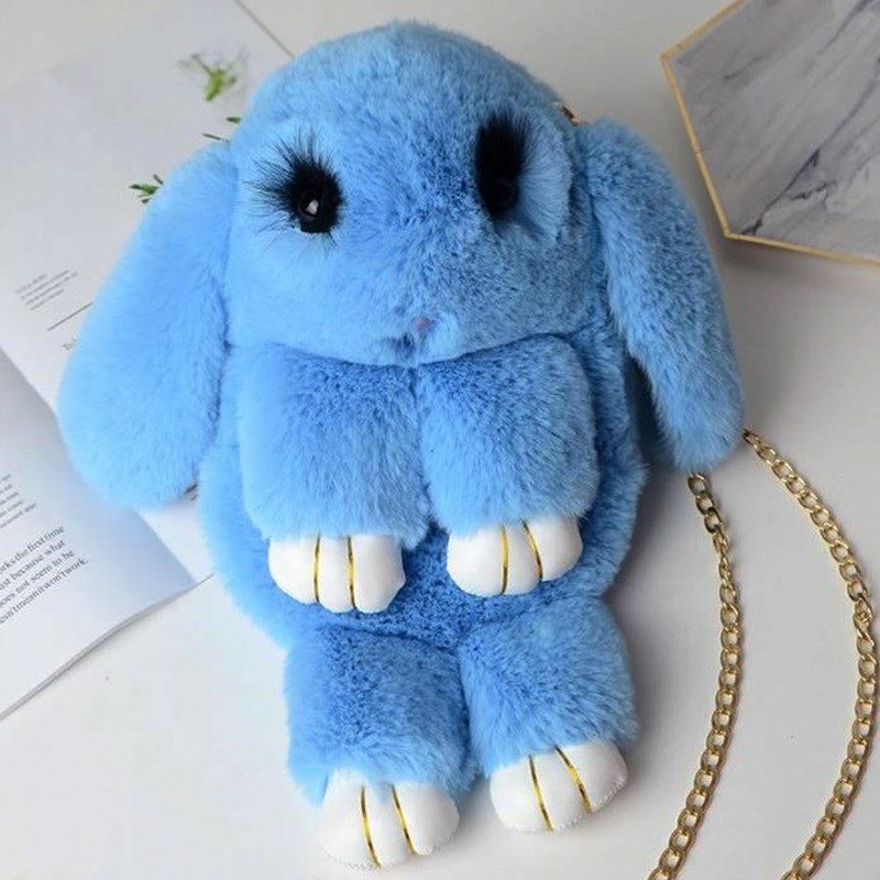 Túi đeo hình gấu bông siêu dễ thương .kiêm ba lô long mềm mượt 98107