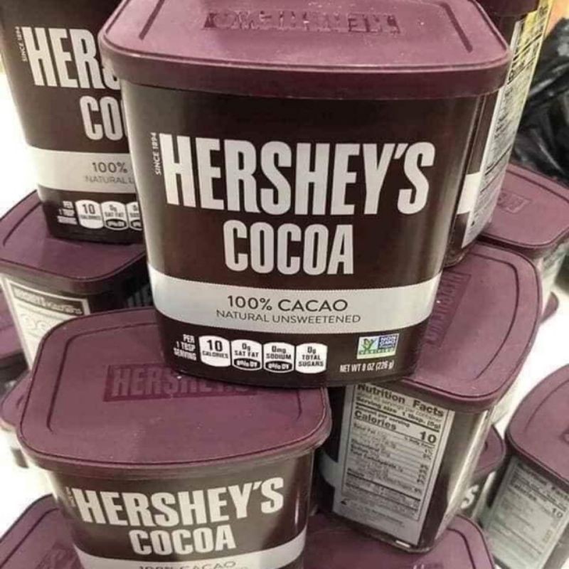 Bột cacao hershey 226g. mỹ