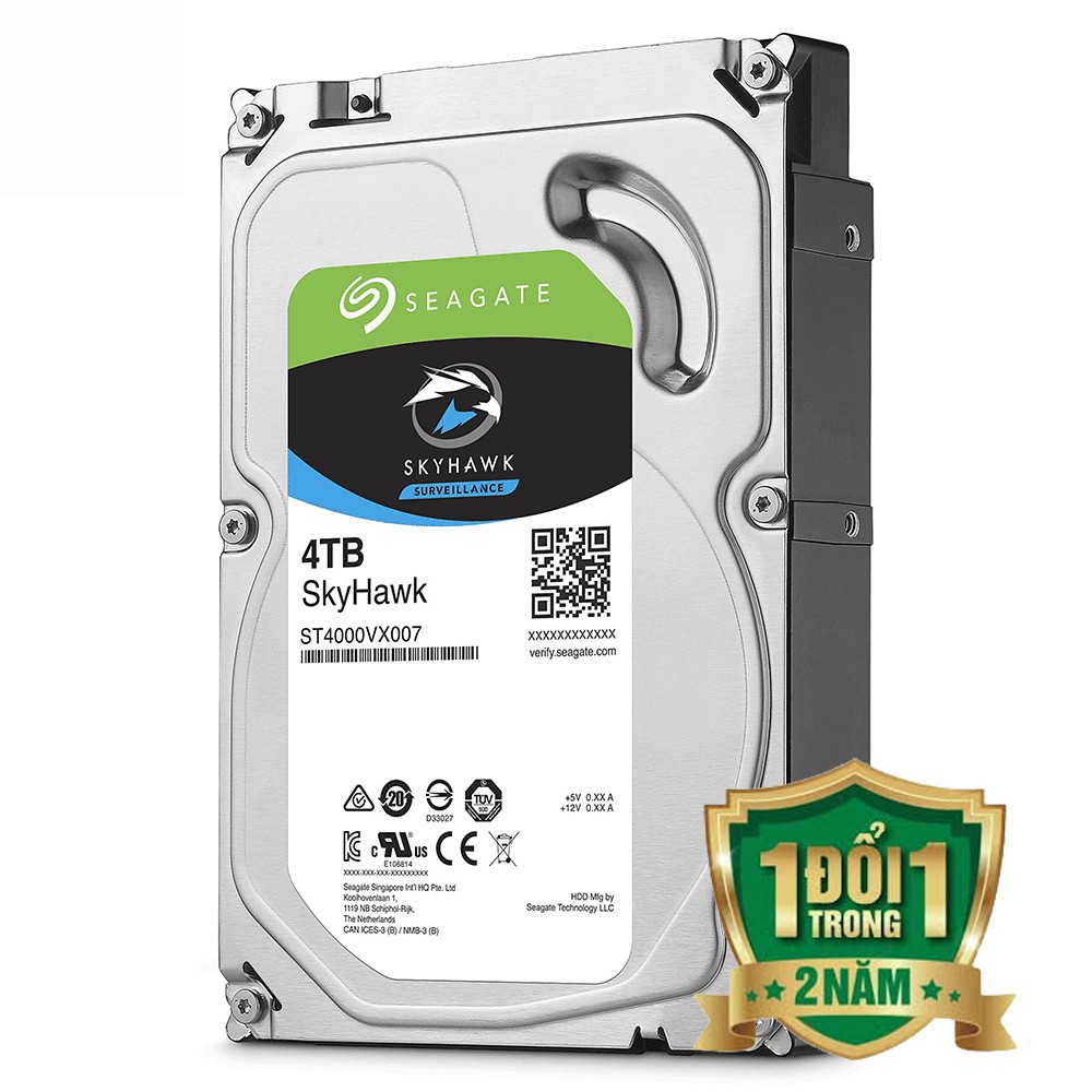 HDD SEAGATE 4TB SKYHAWK - CHUYÊN DÙNG CAMERA