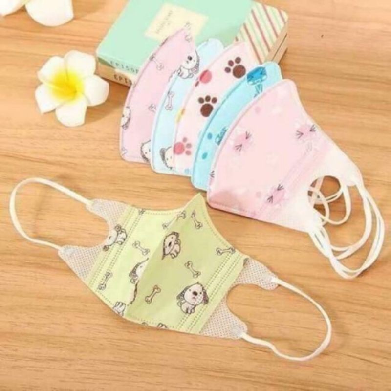 5 Chiếc Khẩu Trang Giấy Chống Bụi, Kháng Khuẩn Cho Bé 0-3 Tuổi