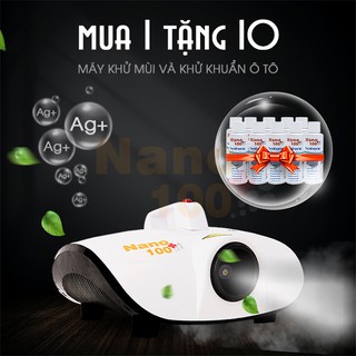 [ Mua máy TẶNG dung dịch Nano Bạc] Máy khử mùi diệt khuẩn cho ô tô, văn phòng.