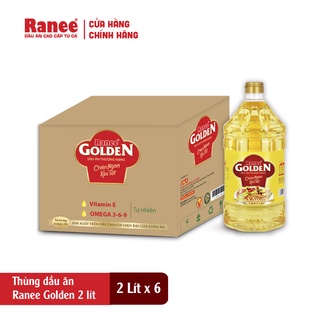 Mã BMLT100 giảm đến 100K đơn 499K Thùng dầu ăn Ranee Golden 2 lít 2 lít x