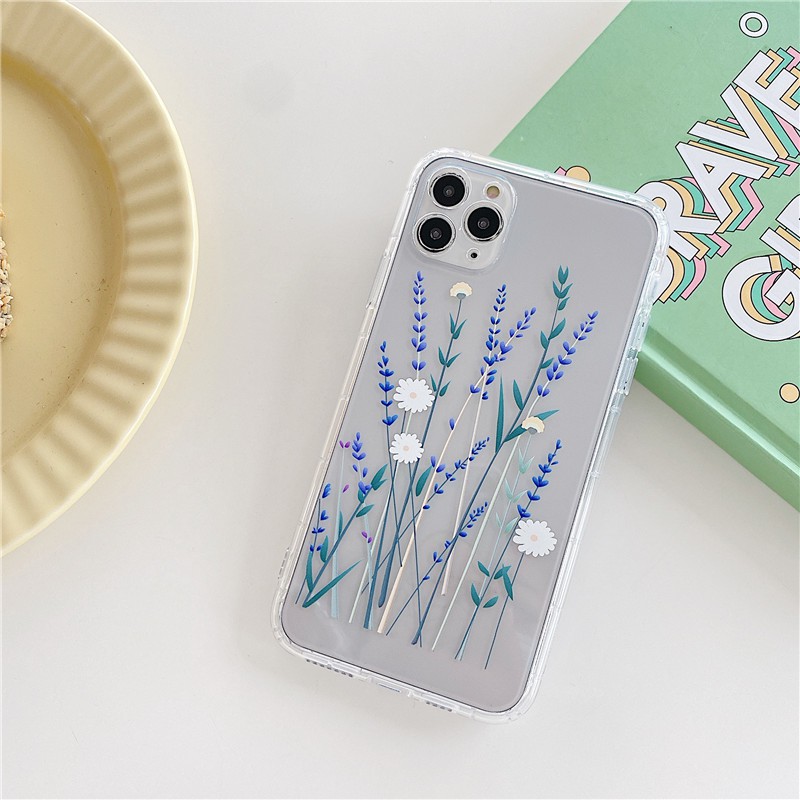 Flower Soft shell Tpu Case Fashion For XiaoMi RedMi 9A Note 5 6 7 8 Pro 9S Cover Casing