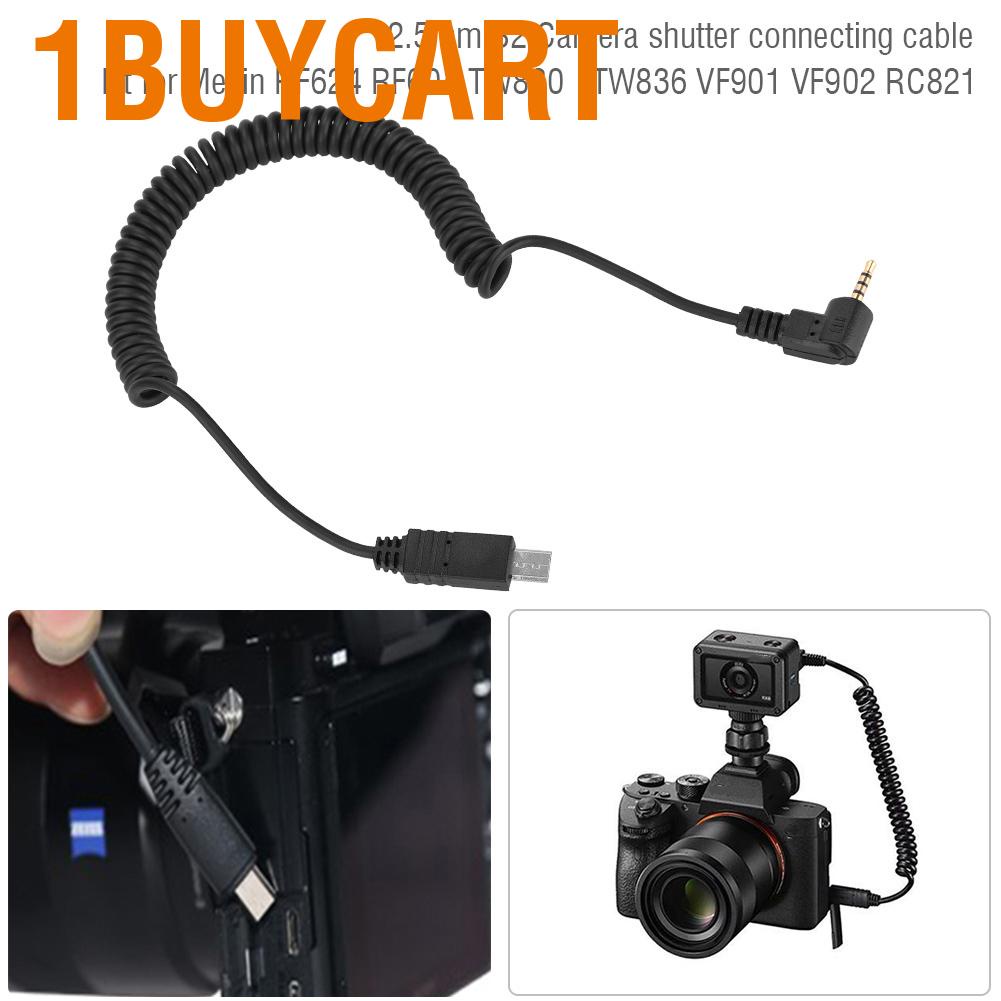 1buycart Camera Shutter Cable  Remote Control Hand Feeling Connecting Performance for Outdoor Travel