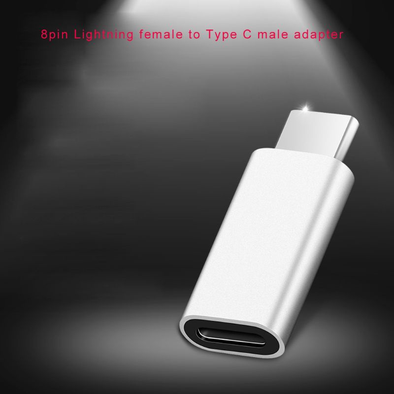 Đầu chuyển đổi cổng lightning 8 Pin sang cổng Type C cho Samsung S10 S9 S8 Note 9 8 Xiaomi 9 5 Mix 6 8 Oneplus 3/5/6 Huawei P9 P10 P20 P30 Mate 20/10 Android