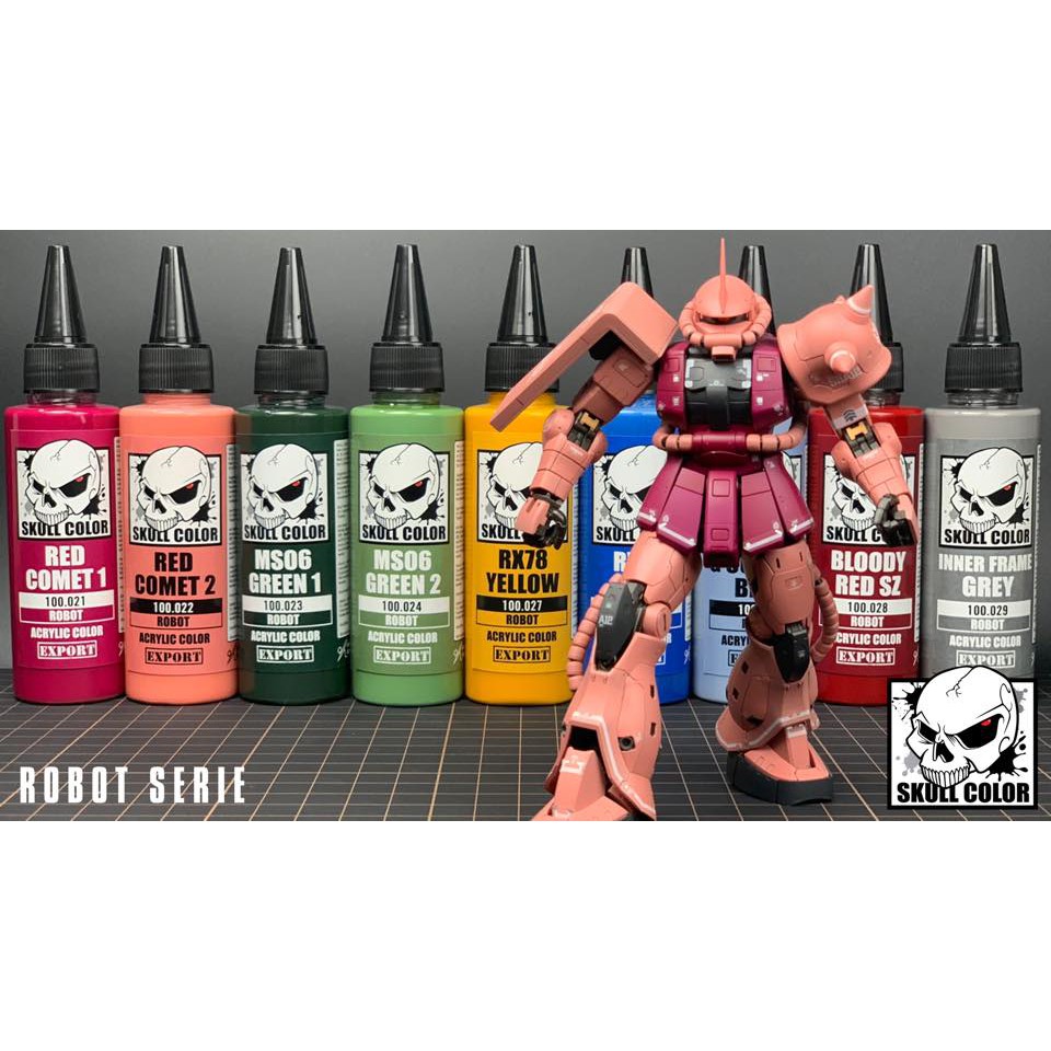 SKULL COLOR - ROBOT COLOR - Màu Sơn Mô Hình Không Cần Pha