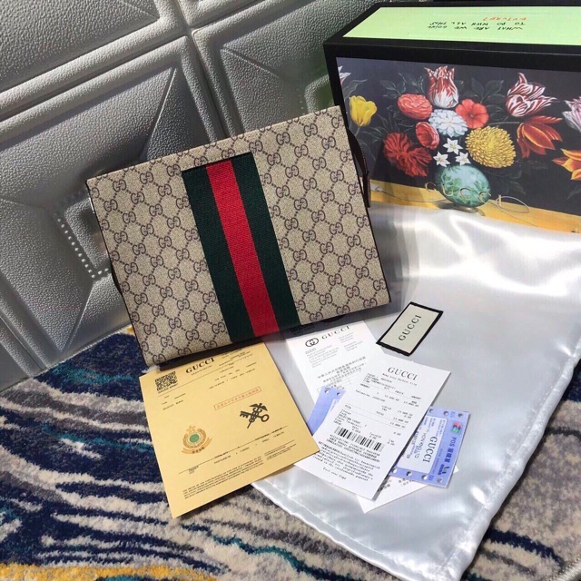 ví clucht cầm tay guci fullbox