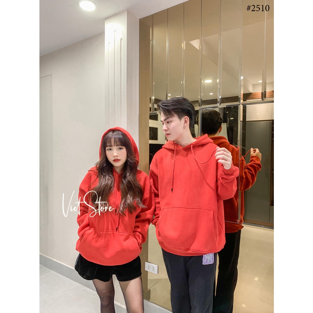 ÁO NỈ HOODIE NAM NỮ TRƠN 2510 VIETSTORE | BigBuy360 - bigbuy360.vn