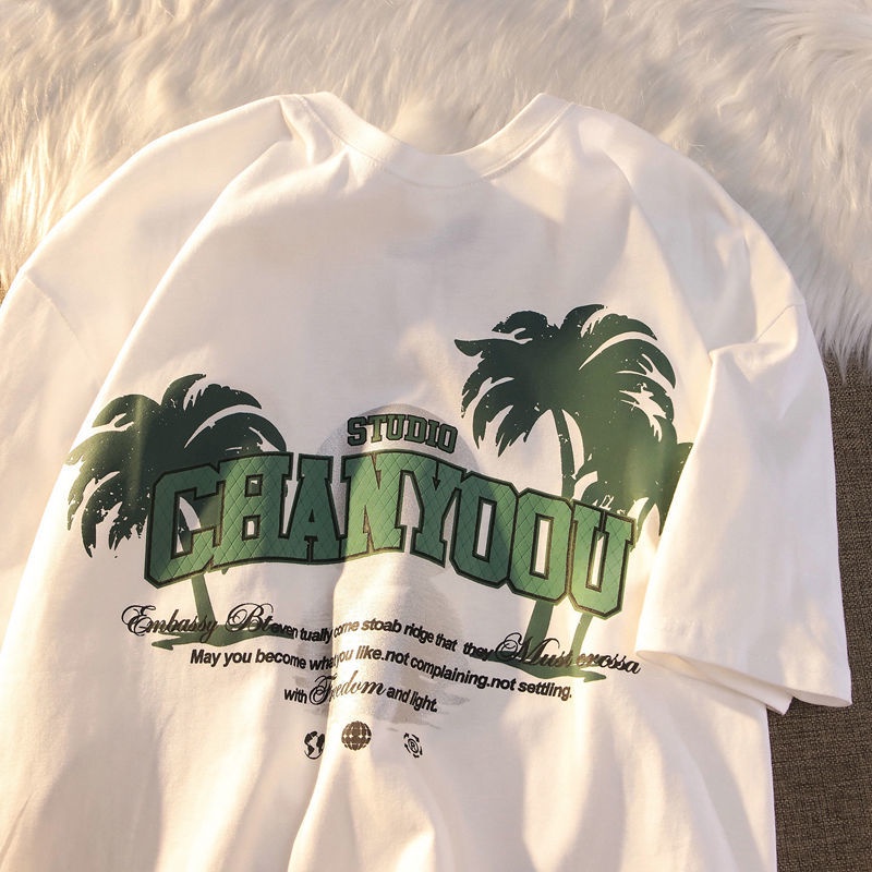 Áo Thun Tay Ngắn In Hình Thời Trang Cá Tính