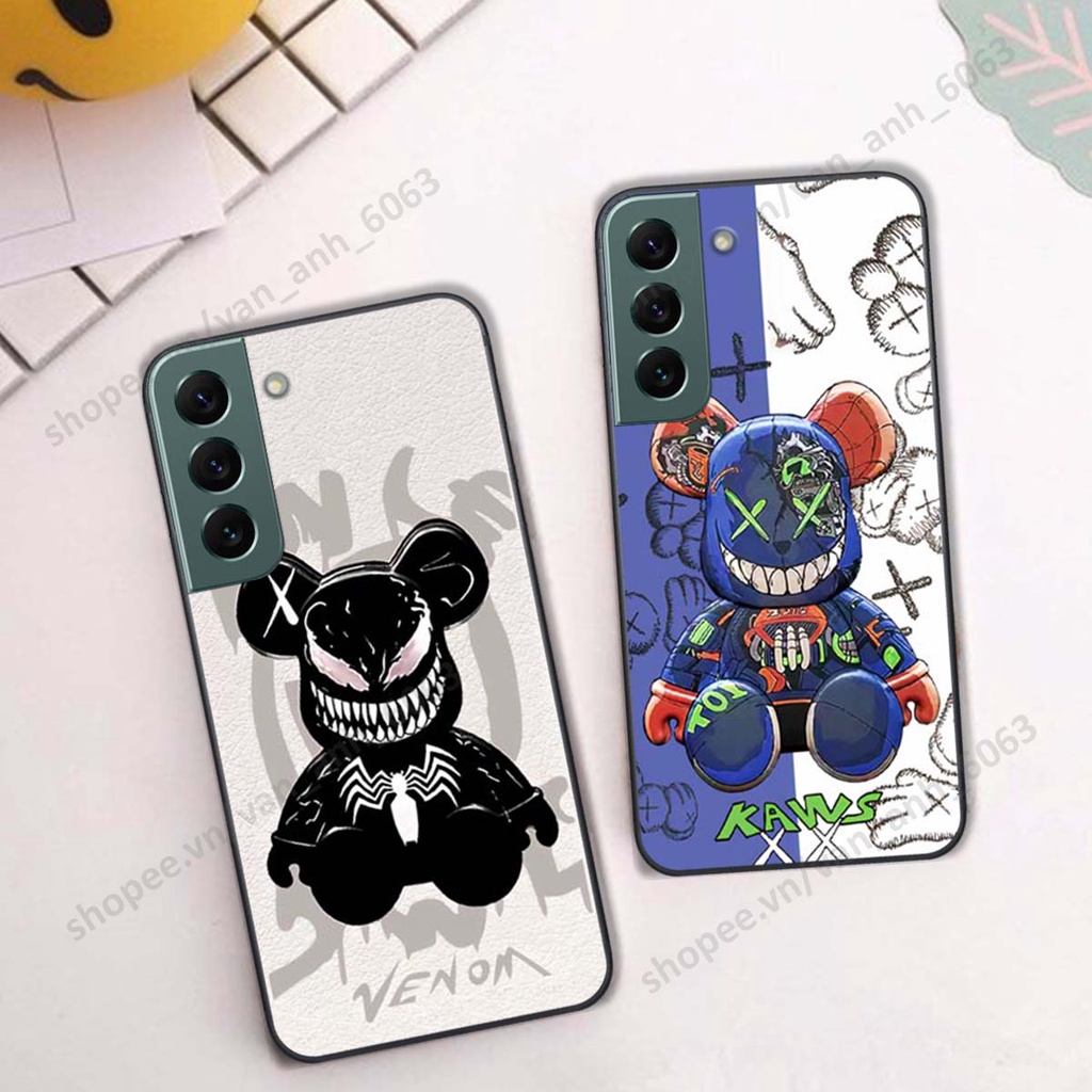 Ốp lưng Samsung S22 / S22 Plus / S22 Ultra / S22+ hình kaws, bear brick, venom thời trang siêu ngầu