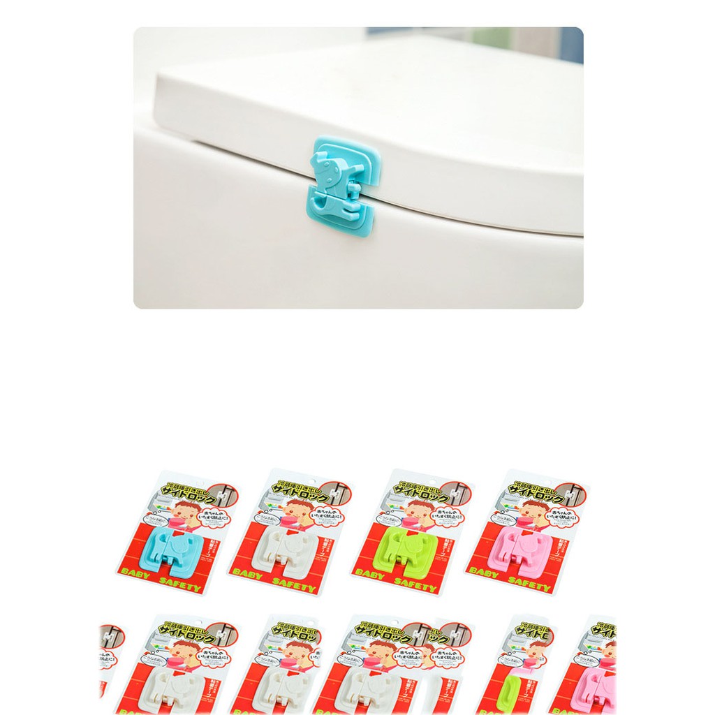 [FREESHIP] Combo 2 dụng cụ khóa tủ lạnh hình thú mẫu mới