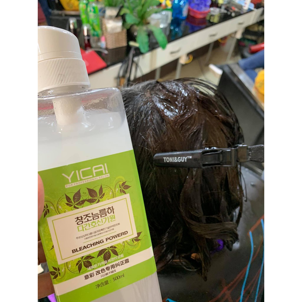 Bóc màu đen,mầu  đỏ, phủ bóng YICAI 500ml