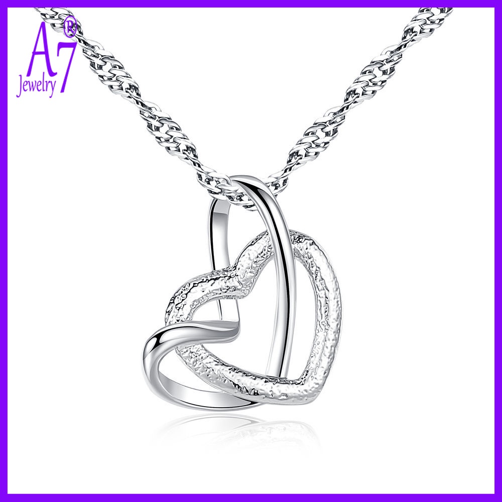 Vòng cổ Mặt Trái Tim Khắc Chữ Herz