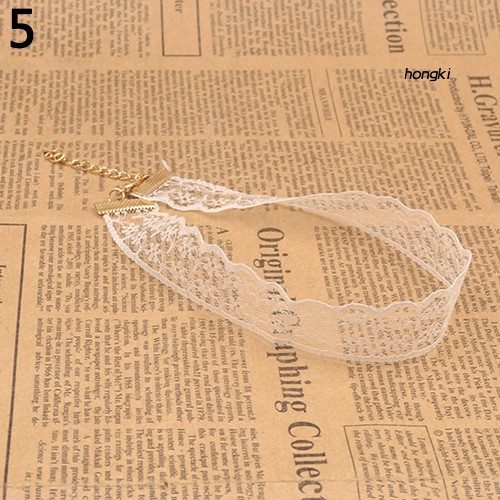 Vòng cổ choker ren hoa thời trang gothic cá tính cho nữ