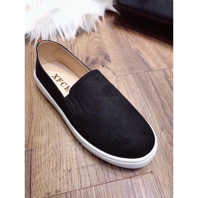 giày nữ- slipon da lộn chất nỉ siêu đẹp | BigBuy360 - bigbuy360.vn