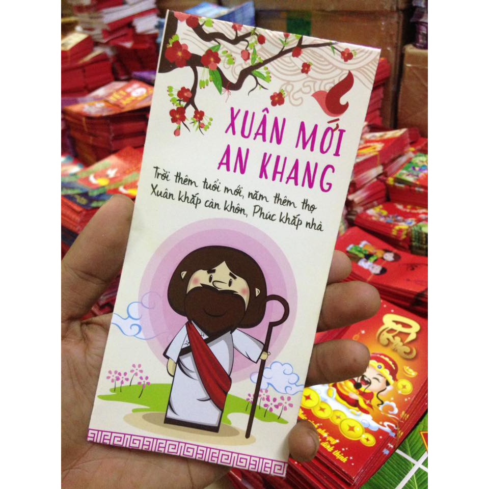 Bao Lì xì phong cách đạo Thiên Chúa