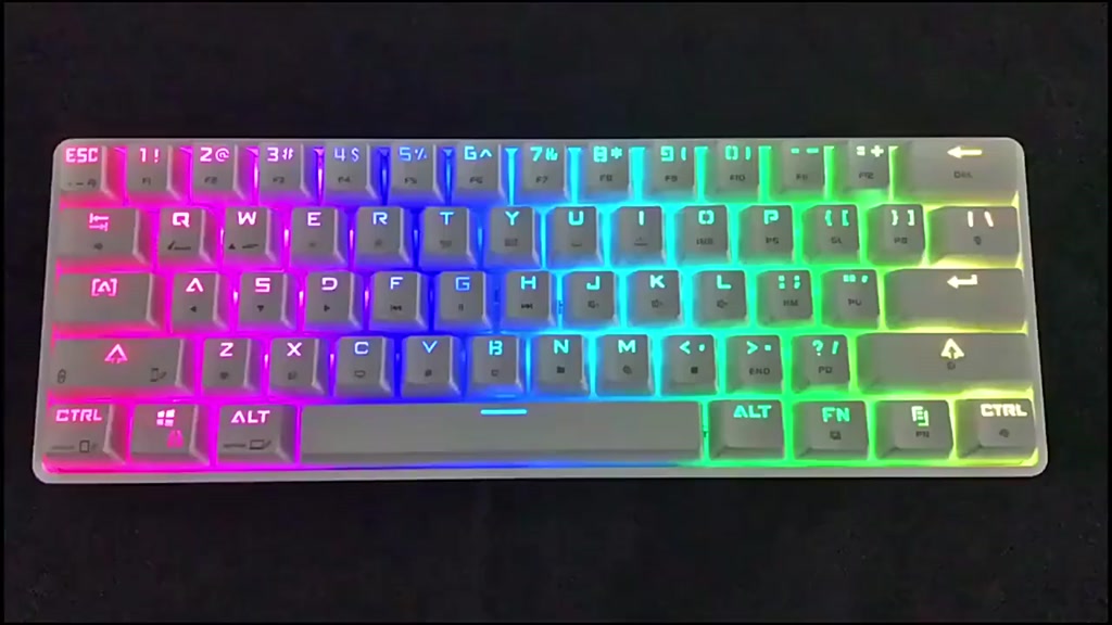 Bàn phím cơ MK68 Kit Keyboard có đèn nền rgb kết nối bluetooth / 2.4g có dây ba chế độ có thể tháo lắp 68 phím | BigBuy360 - bigbuy360.vn