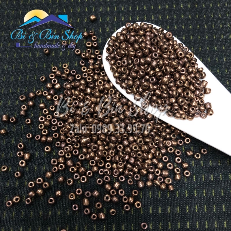 90g Hạt Cườm Đại 4mm Màu Sữa Đính Kết Trang Phục Thời Trang, Làm Phụ Kiện Trang Sức HandmadĐ