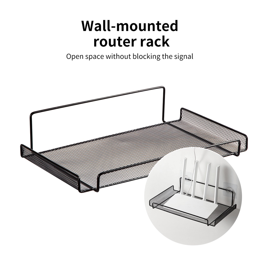 Giá đỡ JUJIAJIA cho bộ định tuyến gắn tường không cần khoan lỗ