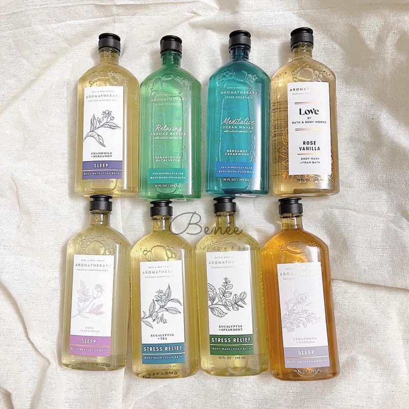 Gel Tắm Thư Giãn Bath&Bodyworks Aromatherapy Nhiều Mùi