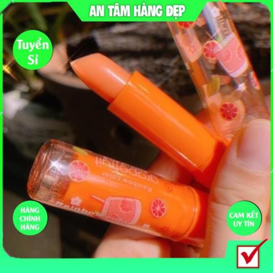Son Dưỡng Cam Đào MAGIC LIP BALM KING DC Giúp Môi Mềm Mịn Với Hương Cam Đào Quyến Rũ Ngọt Ngào
