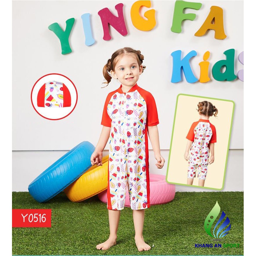 Đồ bơi liền bé gái 12-20kg YingFa  0516