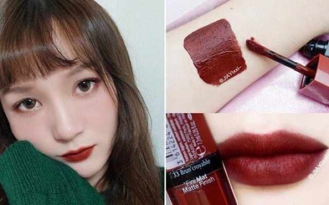 Son kem bourjois rouge edition velvet số 19 và 33