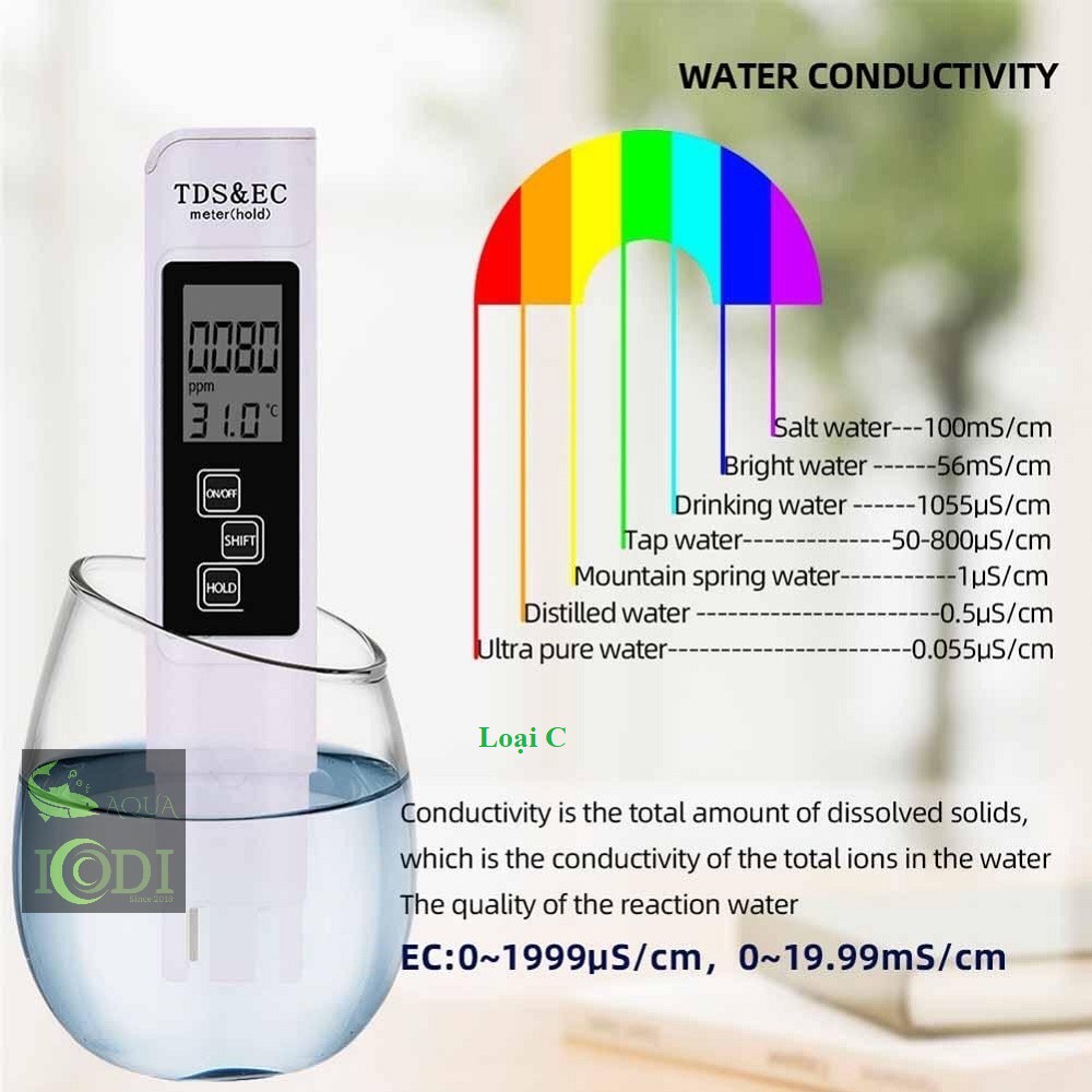 Bút Đo TDS Bể Cá Cảnh - Bể Thủy Sinh