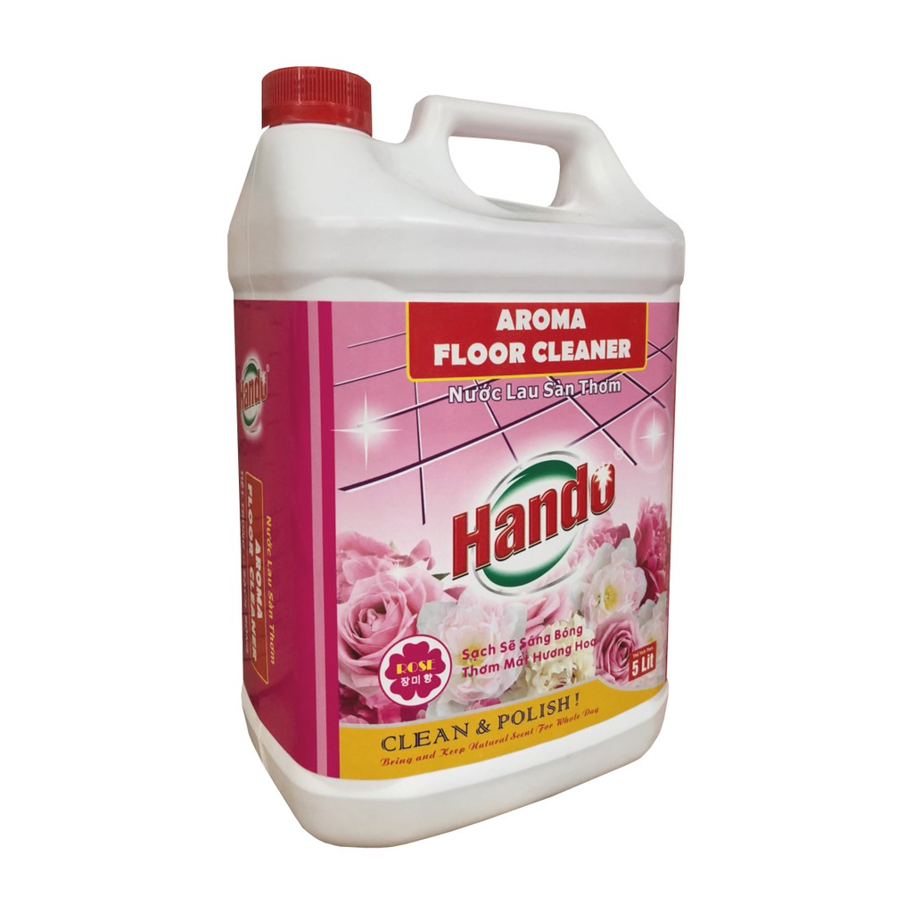 Can nước lau sàn siêu sạch an toàn Hando 5L
