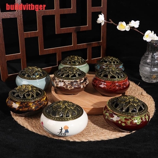Đế Đốt Trầm Hương Bằng Gốm Màu Đen Kiểu Dáng Độc Đáo